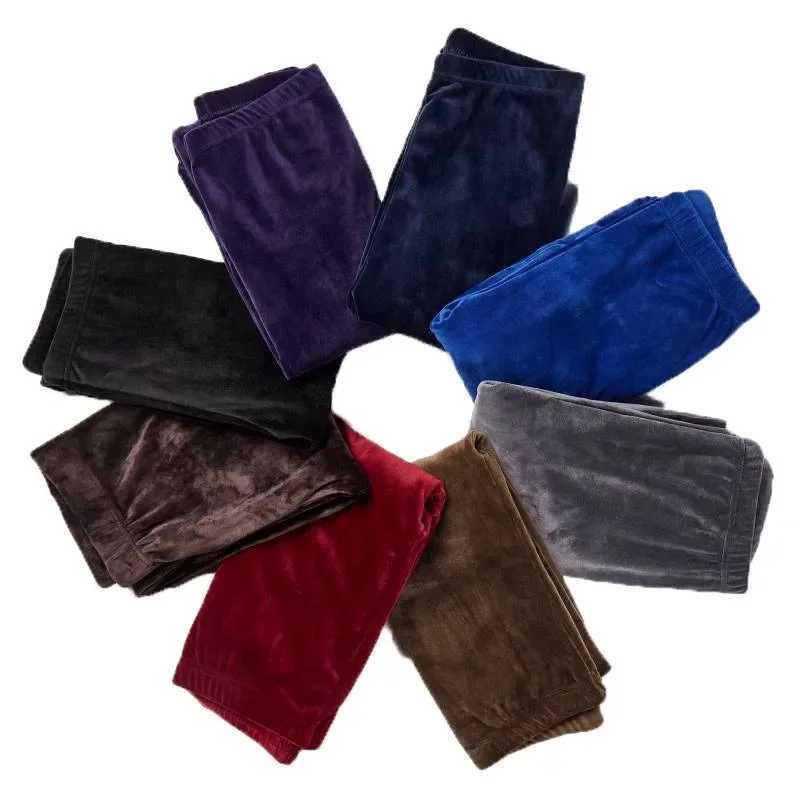 Autumn Winter New Women Leggings Double Sided Velvet Keep Warm Elasticity Slim High Waist Solid Color Legging Trousers SA422X240914