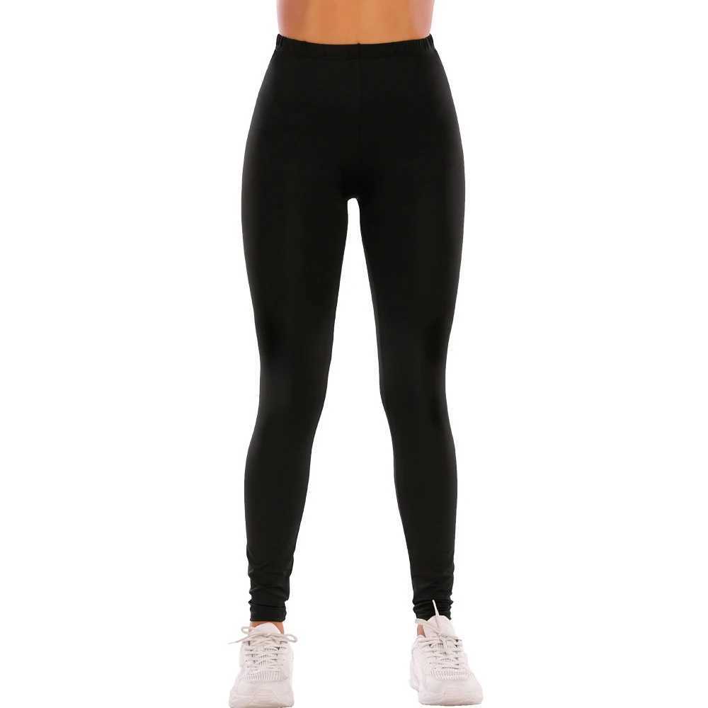 Autumn And Winter Warm Leggings With Fleece Solid Color High Stretch Slim Nine-point Pants Ground Fleece Thick Tights WomenX240914