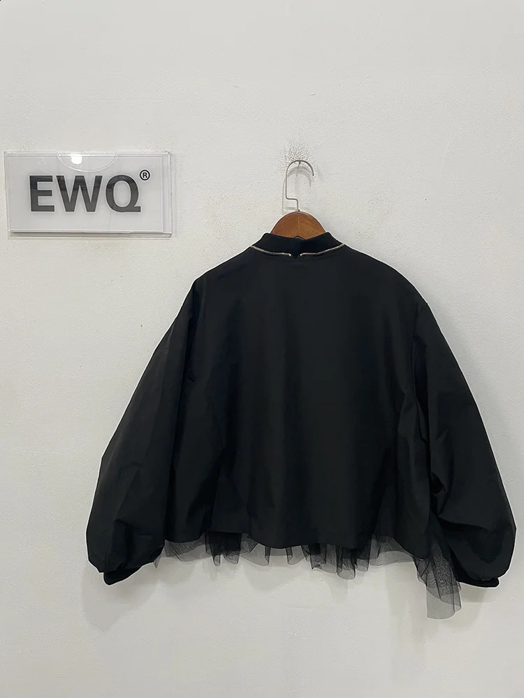 Womens long sleeved loose casual zipper jacket autumn/winter 16U3964 240906