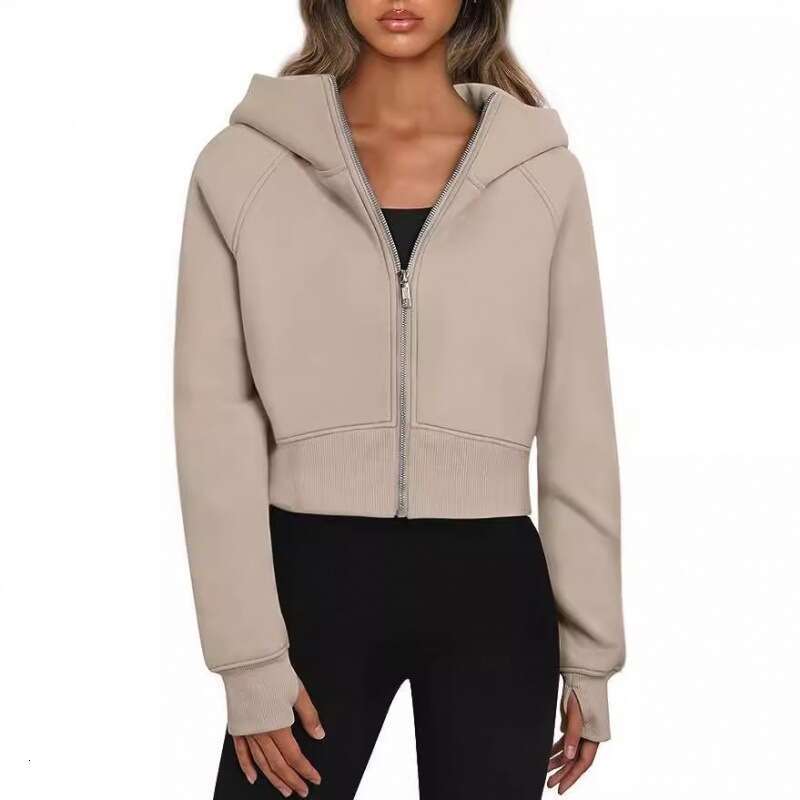 2024 Womens Hooded Zipper Short Casual Plus Veet Long Sleeved Sweatshirt Zip Up Y2k Mens Streetwear Designer Hoodie Men