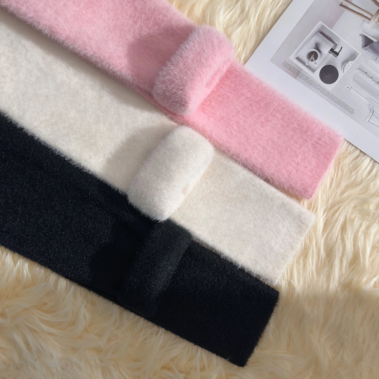 AutumnWinter Japan Knitted High Waist Underwear Womens Thick Pantyhose 240913