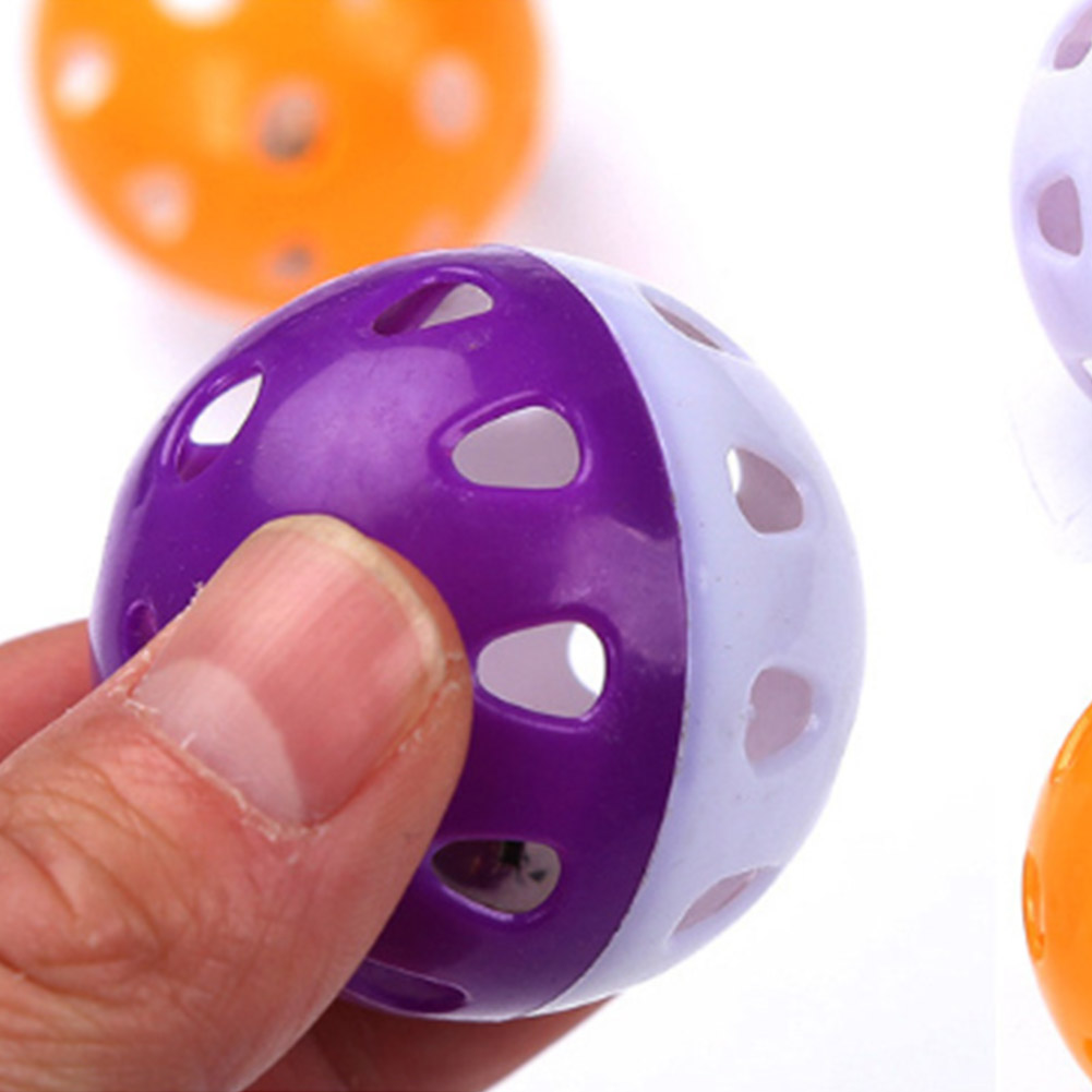 4cm 1PCS Toy Cat Hollow Bell Ball For Pet Chew Cage Home Fun Toys