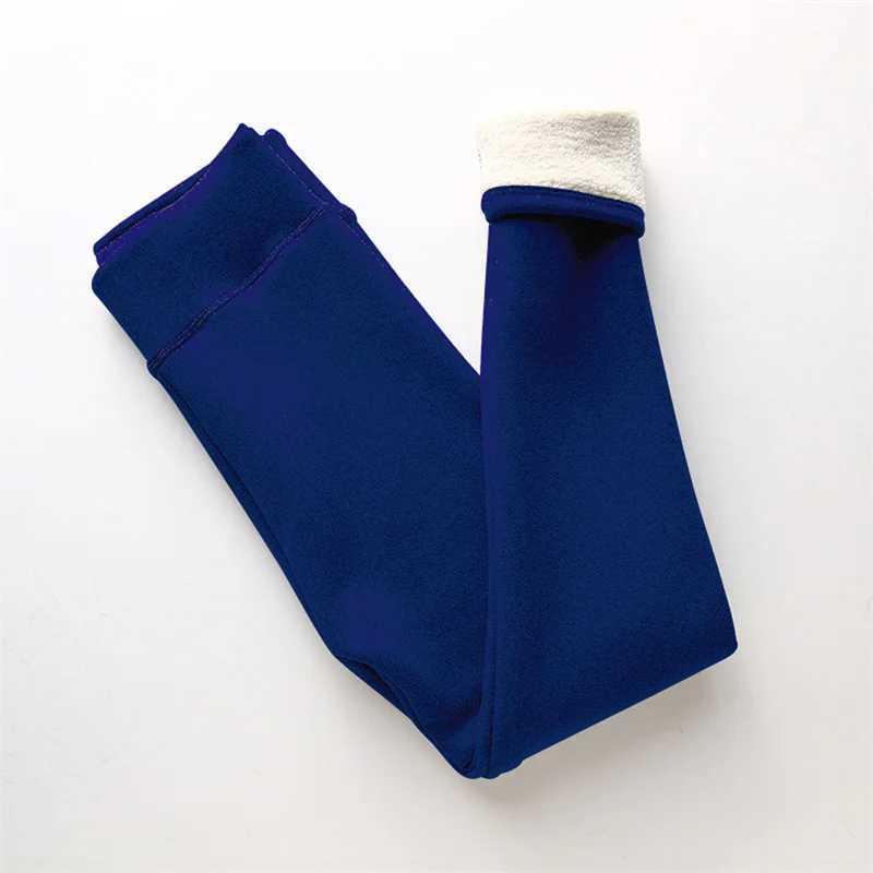 Women Winter Plus Velvet Stretch Leggings Solid Color High Waist Warm Leggings Women Lamb Cashmere Thick Winter LeggingsX240914
