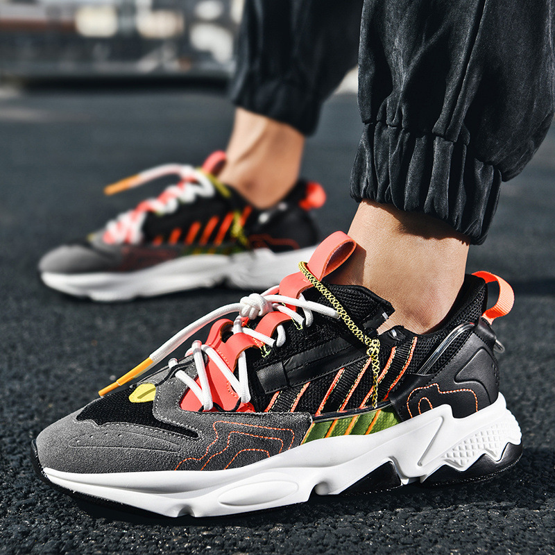 Fashion Sneakers Men 2023 Summer Breathable Comfortable Thcik Bottom Shoes for Men Casual Shoes Tenis Masculin Zapatillas Hombre