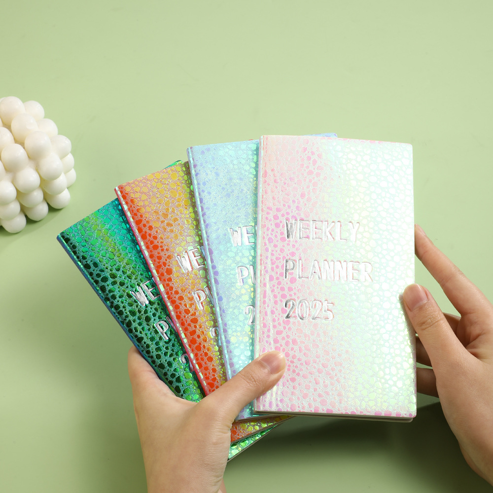 2025 Creative Trends Mini Weekly Planner - Cute Faux Leather Softcover, Perfect for Daily Memos and Gift Giving
