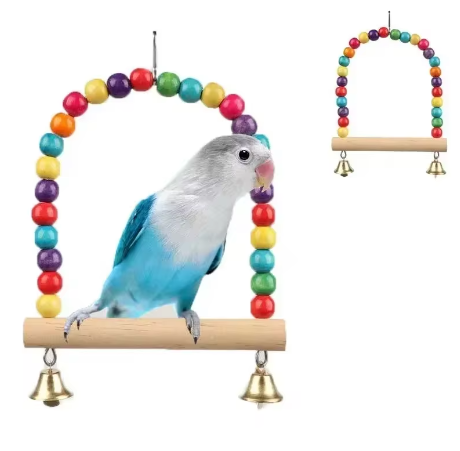 Parrot Toy Bird Toy Color Swing Ladder Climbing Ladder Station Pole Bird Cage Accessories Pet Bird Supplies