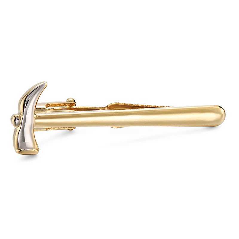High quality mens and womens tie clip hammer design metal tie accessories business jewelry giftsX240914