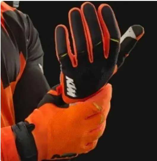 Tri-color rubber riding outdoor protective mountain bike off-road motorcycle gloves Y240914