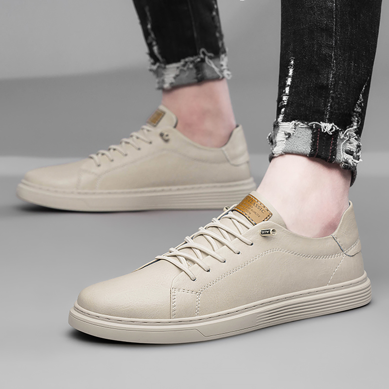 Brand Italian Black Genuine Leather Oxford Casual Lace Up Flat Sneakers Shoes for Men Big Size: 36-47