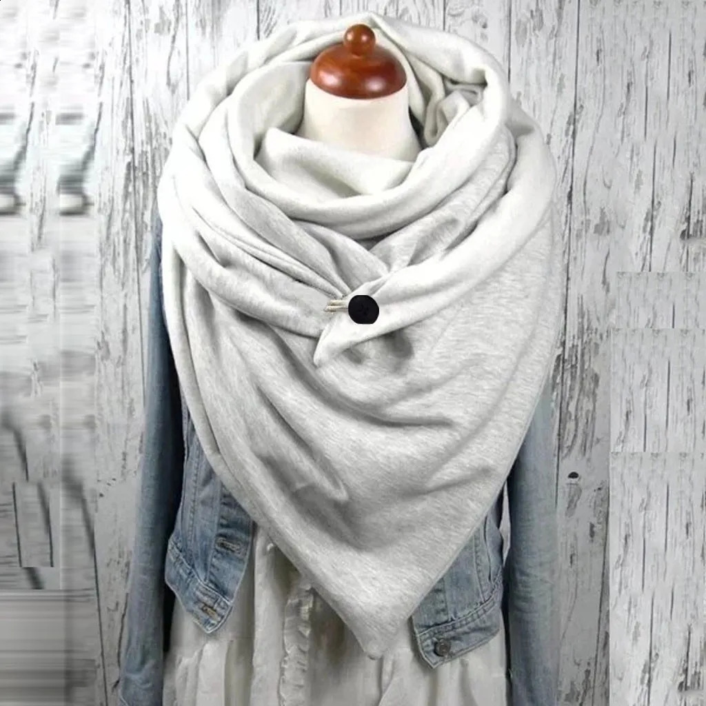 40#Winter Women Long Scarf Cashmere Fashion Warm Solid Color Shawl Soft Wool Scarf Women Solid Warm Hijab Scarf 240909