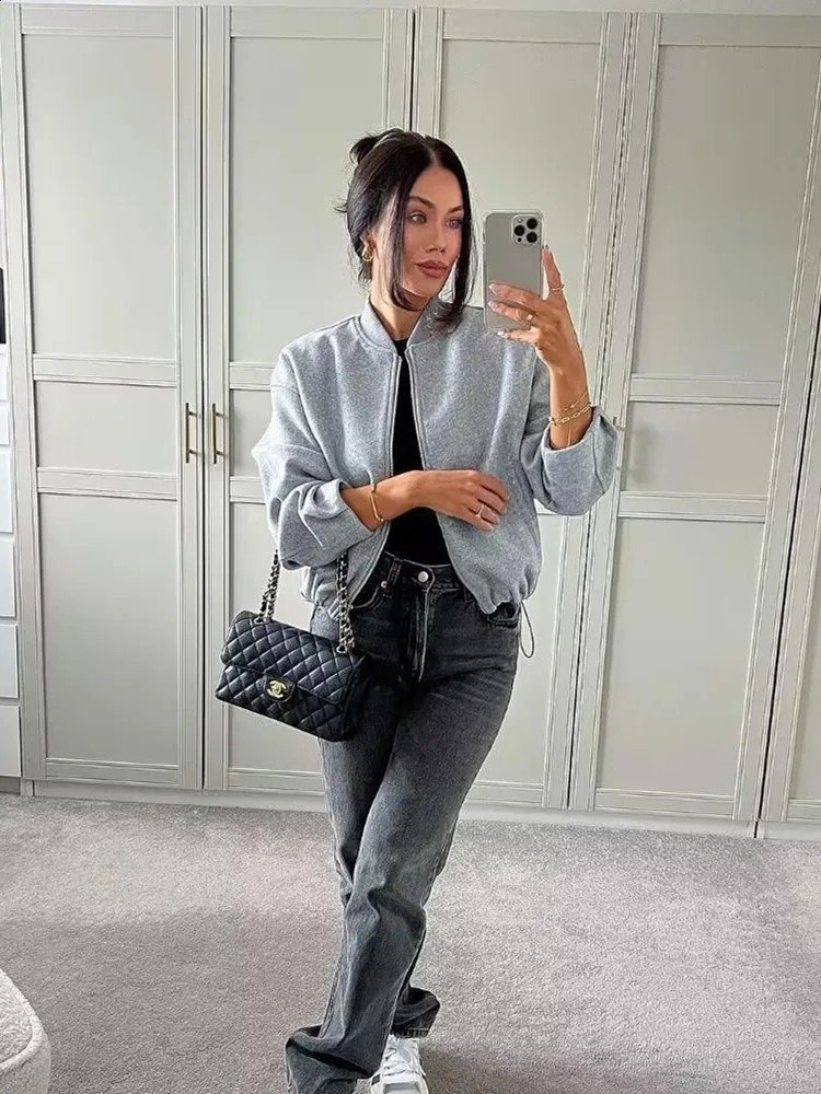 Ladies Autumn Winter Jacket Women Wear Fashion Casual Loose Versatile Stand up Collar Outerwaer Soft Short Coat Female 240910