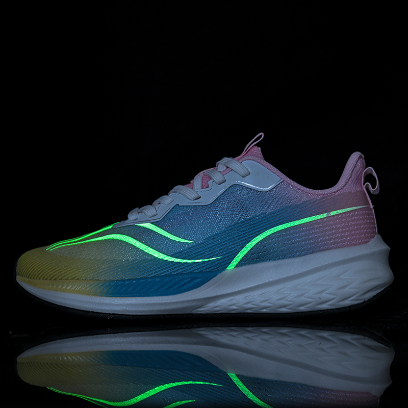 Marathon Men Sneakers Casual Mens Shoes Tennis Luxury Trainer Pink Yellow Lightweight Running Shoes For Men Tenis Masculino