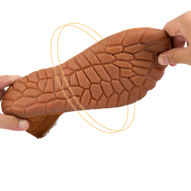 Winter Home Men Slippers With Thick Plush Indoor Mens Fur Slides Plus Size 47 Warm Bedroom Men's Shoes House Slipper Shoes Male