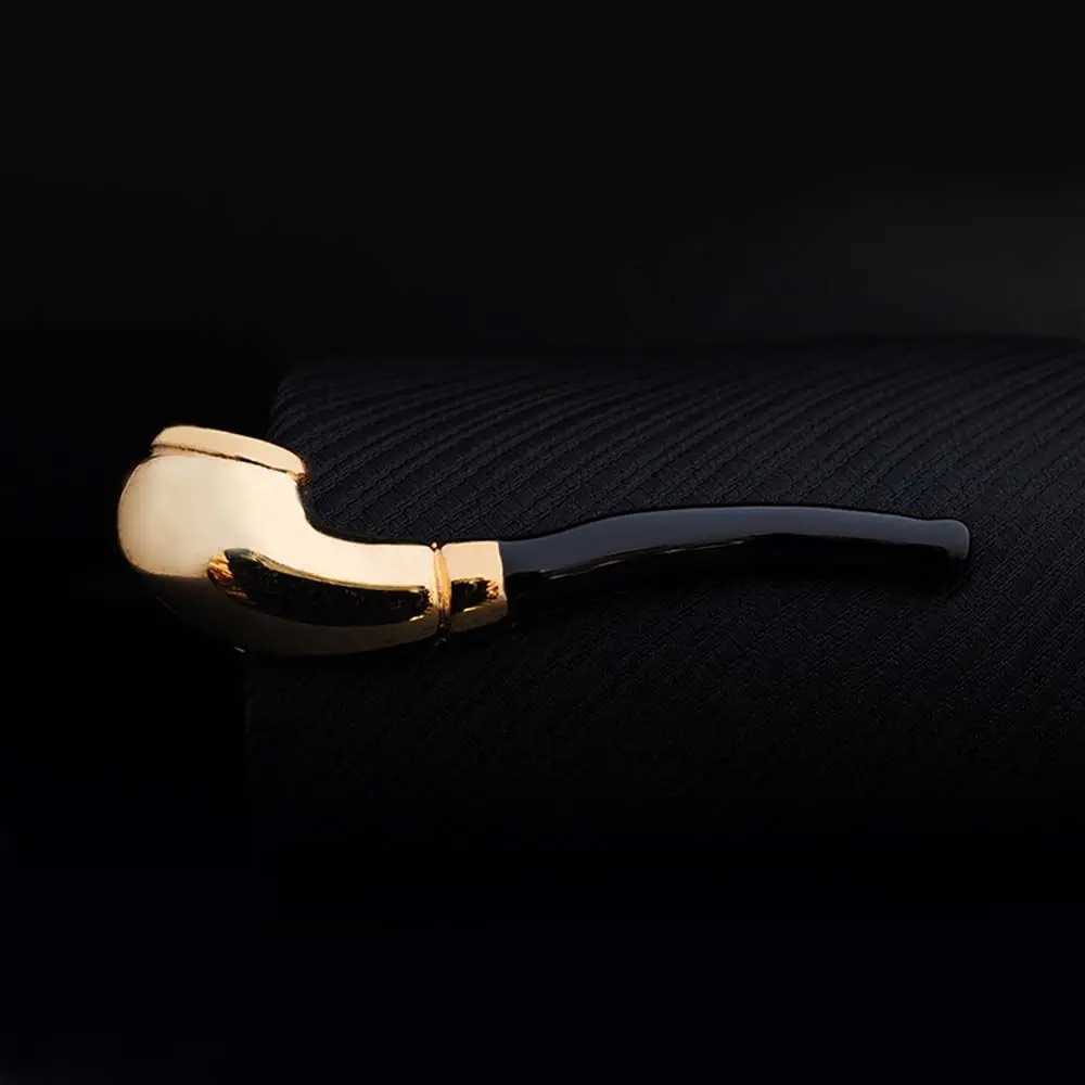 Charm Creative Wedding Gifts for Men Key Shape 1 Piece Jewelry Glasses Shape Necktie Clips Pin Tie ClipX240914