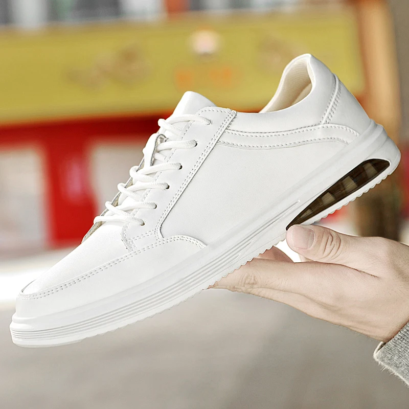 2024 New Luxury Casual Shoes Outdoor Men Outdoor Antiskid Sneakers Tenis Masculino Skateboard Shoes Brand Genuine Leather Flats