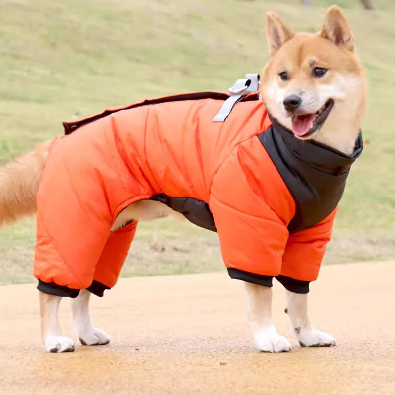 Warm Thicken Pet Dog Jacket Windproof Dog Winter Clothes for Medium Large Dogs Outdoor Puppy Clothes French Bulldog Pug Clothing