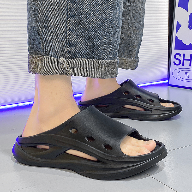 New Men's Slippers Indoor Outdoor Sandals Beach Comfortable Soft Slide Clogs Casual Shoes Men Women Home Slippers Big Size 46 47