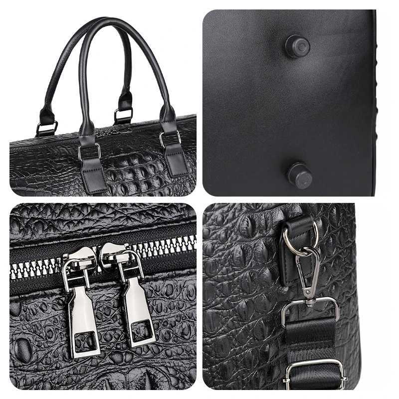 Large Capacity Travel Duffel Handbag Men Business Trip Waterproof Pu Sling Shoulder Bag Gym Fitness Sports Luggage Crossbody 240914