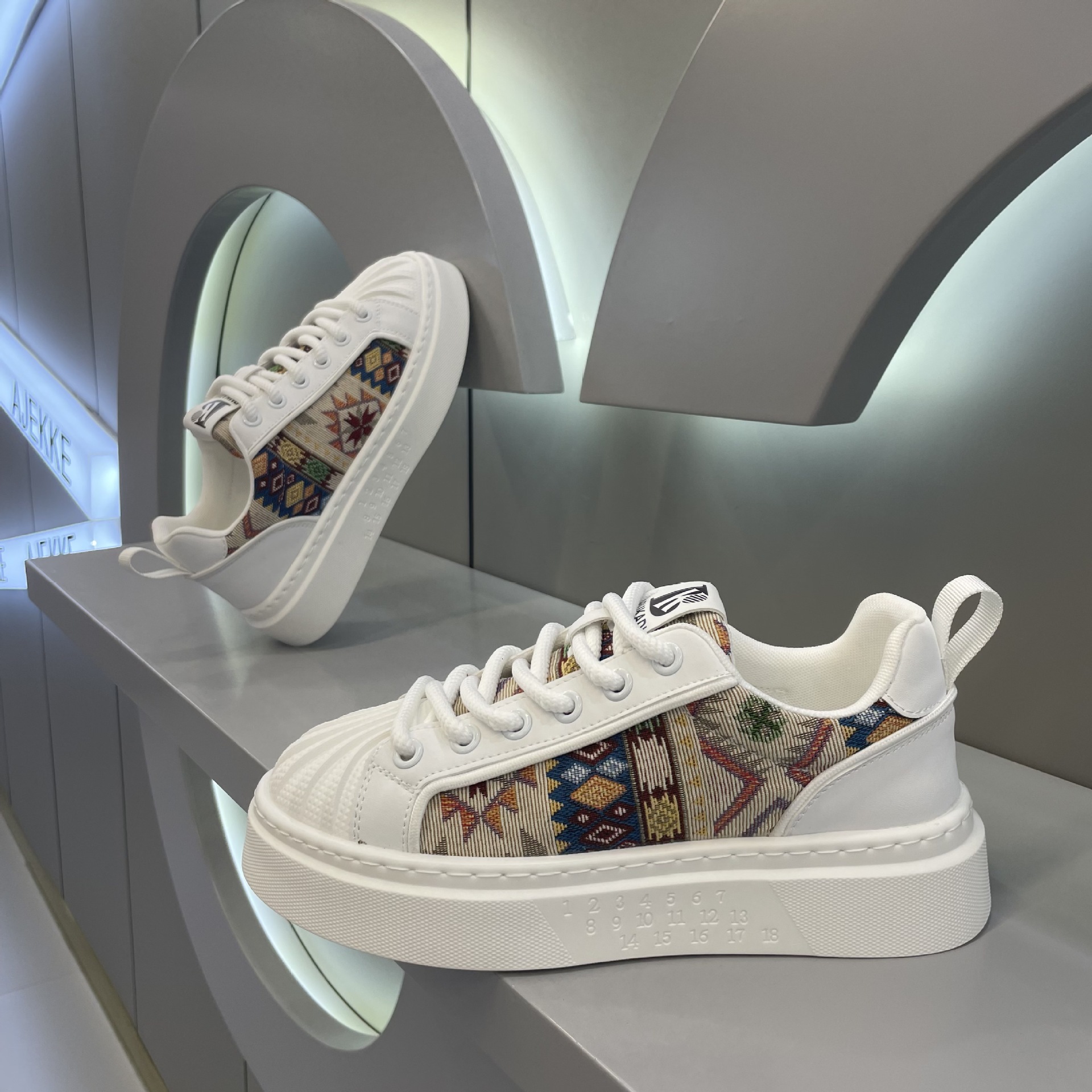 Ddmybear Men's 2024 Breathable New Shell Head Fashion Casual Youth Comfortable Trendy Brand Shoes Chinese Brand Shoes F914-149