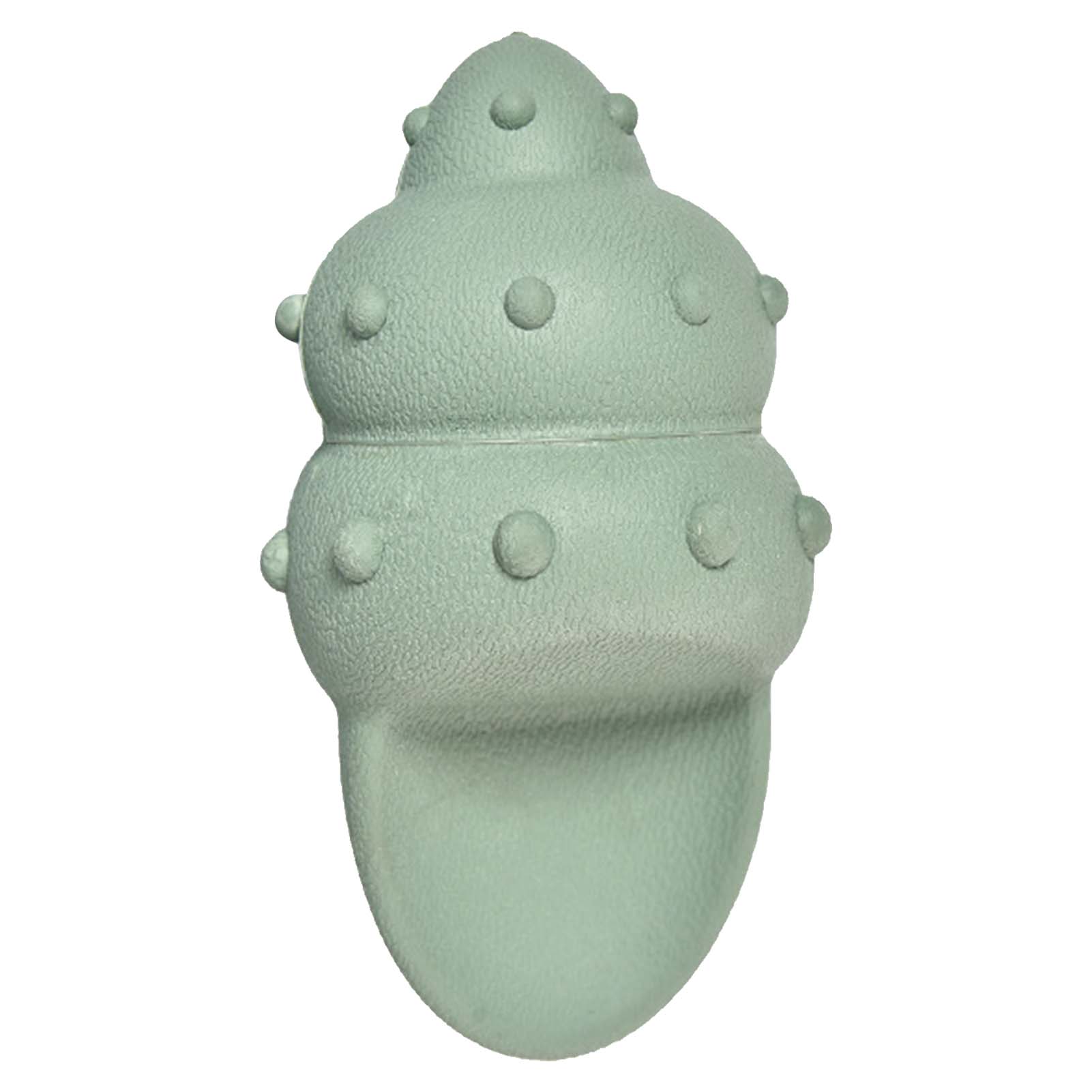 Dog Conch Treat Dispensing Toy Teeth Grinding Interactivity Tear Resistant Rubber Dog Slow Feeding Chewing Toy