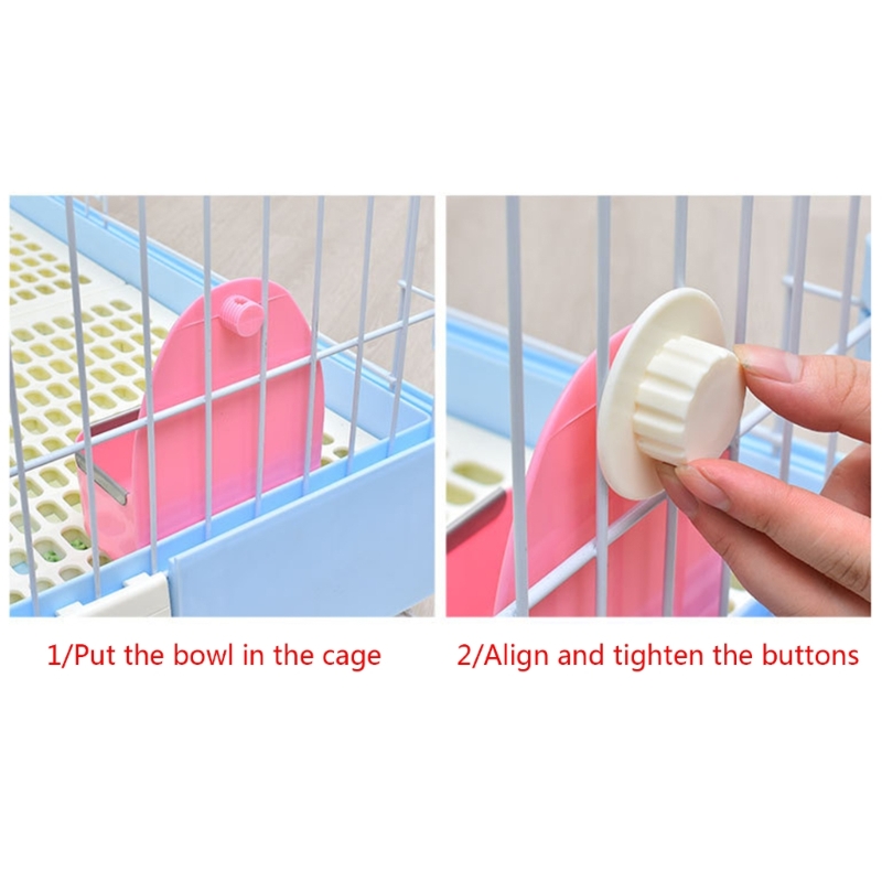 Rabbits Hays Feeder Bunny Feeder Guinea Pigs Feeder Bowl for Hays Food Feeder for Small Animal Cage Accessories 090C