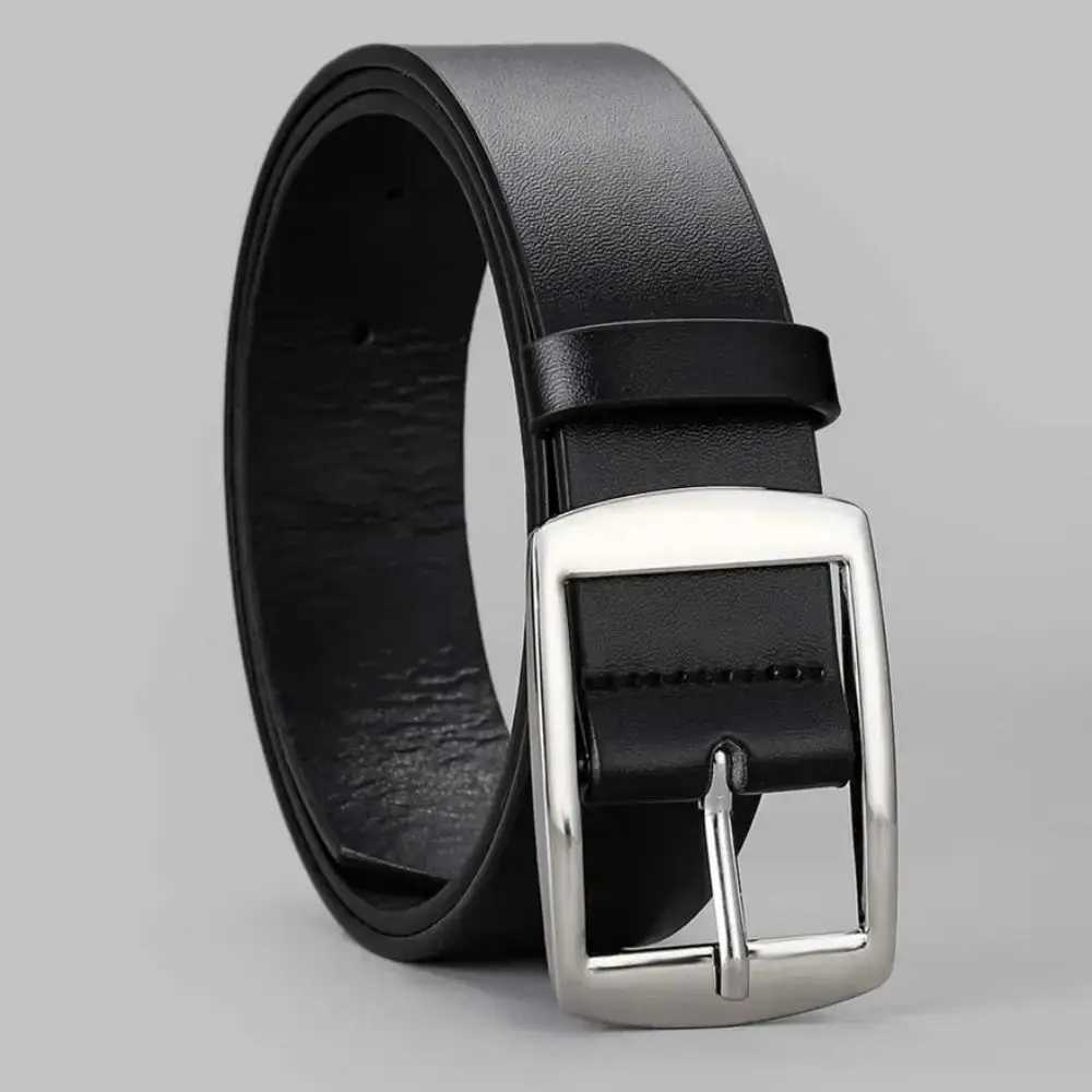 Retro Luxury PU Leather Belt Famous Brand Designer Versatile Waist Strap Casual Jeans Men BeltX240914