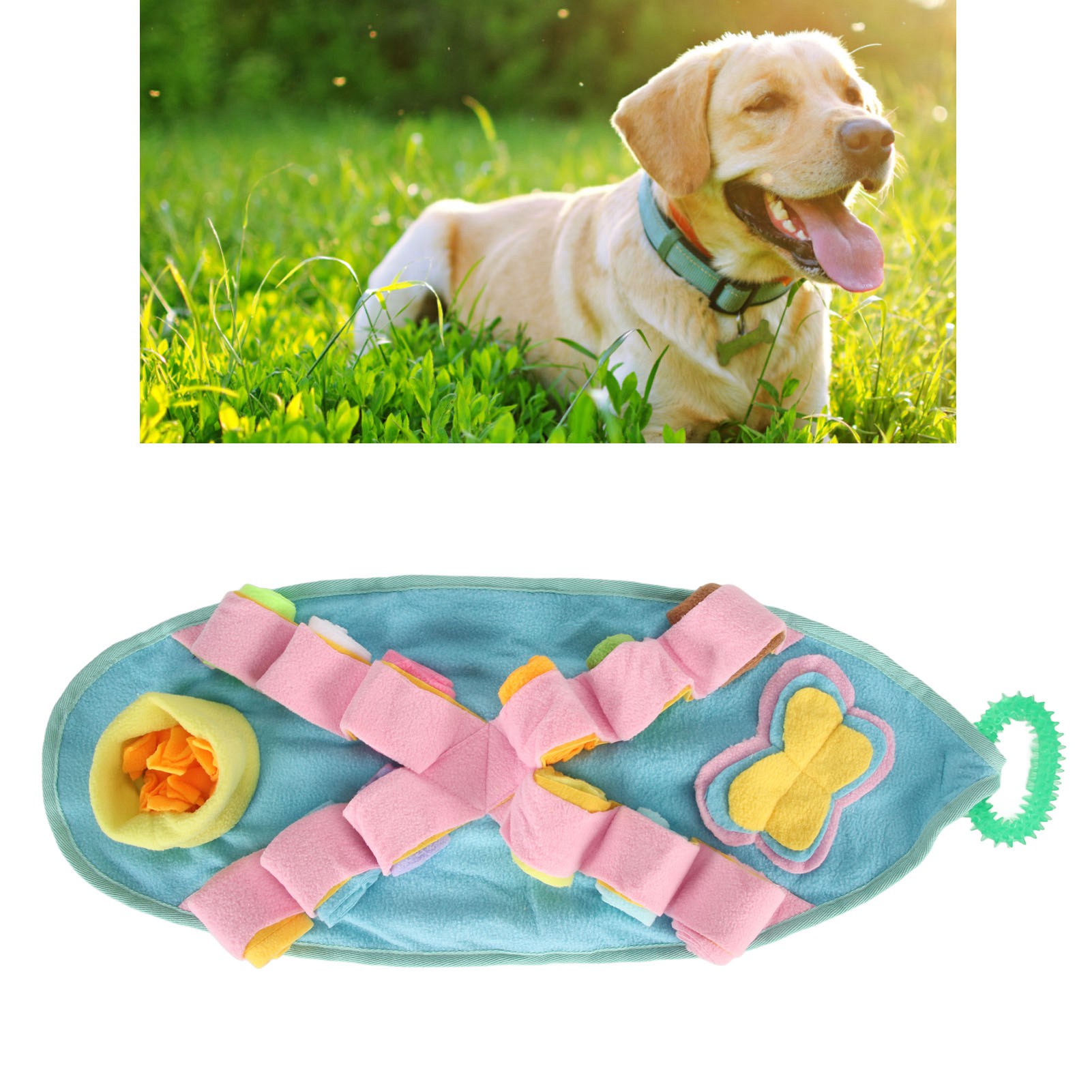 Dog Sniffing Mat Slow Feeding Interactive Dog Foraging Mat Pet Training Sniffing Feeding Pad For Small And Medium Dogs