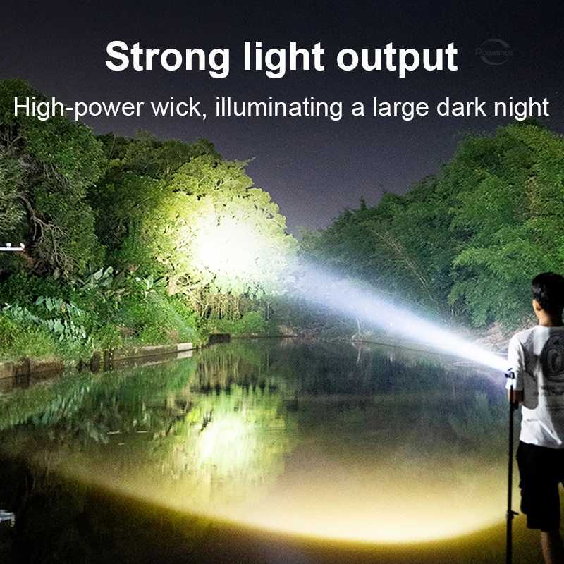 New 3*XHP70 Professional Diving Flashlight Rechargeable Diving Torch Underwater 100M IP8 Super Waterproof Underwater LanternXJ250609