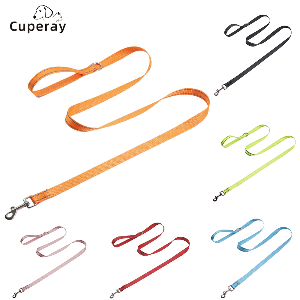 150cm Nylon Dog Leash Reflective Pet Leash Strong Durable with 360° Rotating Metal Buckle for Dog Walking & Dog Training Running