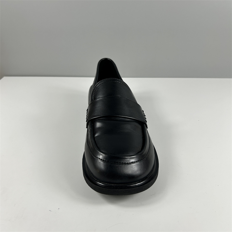 Toe Round Korean Shoes Oxfords Women's Loafers With Fur All-Match Soft Casual Female Sneakers 2024 Leather New Slip-on Fashion a872