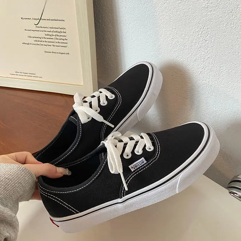 Women's Versatile Trendy Canvas Shoes Student Cloth Shoes Inspired By Iu's Style