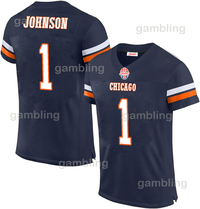 2024 Custom Football 18 Williams Rome Odunze DJ Moore Jaquan Brisker Darnell Wright Cole Kmet Devin Hester Walter Payton Montez American Game Jersey