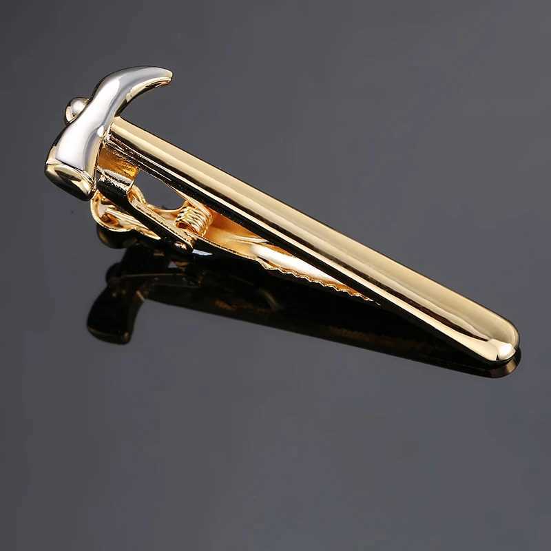High quality mens and womens tie clip hammer design metal tie accessories business jewelry giftsX240914