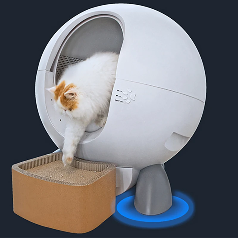 Smart Automatic Cat Toilet Litter House Stuff Large Cat Toilet Hidden Cage Deodorizer Arenero Autolimpiable Gato Pet Toilet