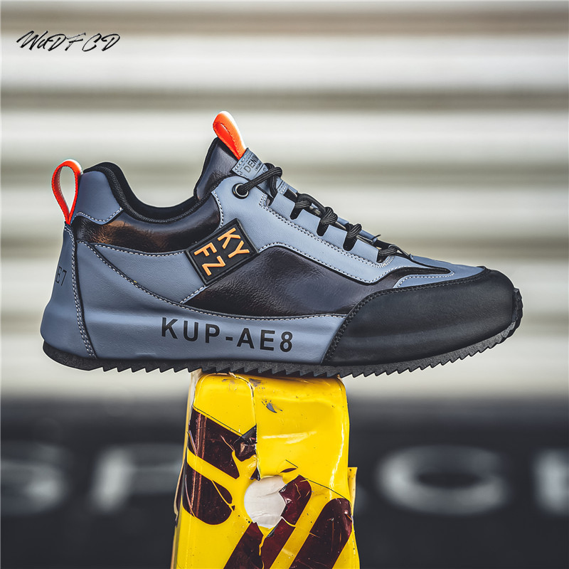 Mens Sneakers Chunky Designer Cover Bottom Board Fashion Casual Microfiber Leather Upper Increased Internal Platform Shoes New da3b f51a