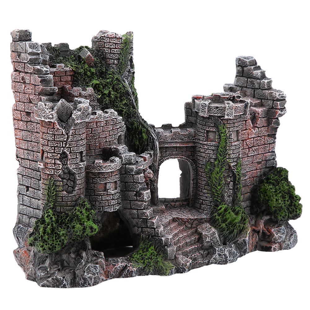 Simulation Resin Hide House for Fish Tank, Aquarium Ornaments, Decor