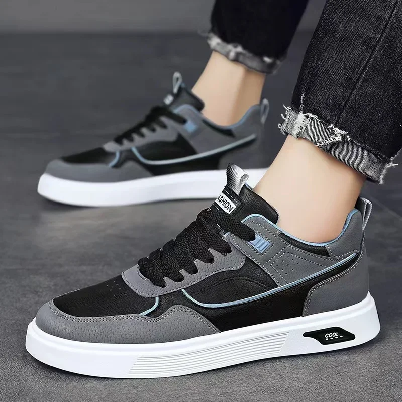 Men's Student Casual Shoes Four Seasons Versatile Breathable Lightweight Sports Shoes Outdoor Trendy Sneakers Non-slip