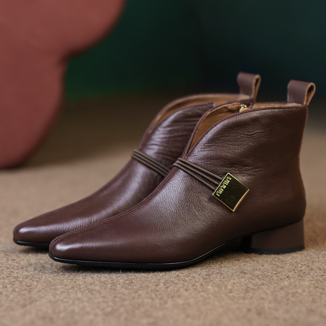 size Plus 33-41 women's genuine leather side zip autumn ankle boots high quality soft comfortable female casual short booties 4c49