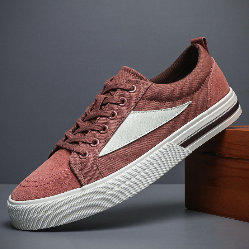 Men Luxury Casual Canvas Sneakers High Quality Skateboarding Shoes Lace Up Designer Shoes Vulcanized Sapatos Masculinos BD24009