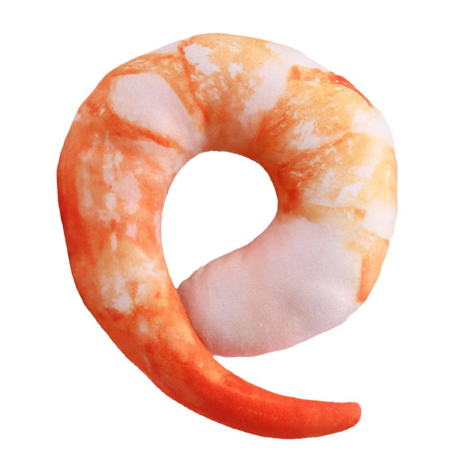 Plush Squeaky Toy for Boredom and Anxiety Relief, 3D Simulation, Shrimp Meat, Bite Resistant, Stuffed Dog