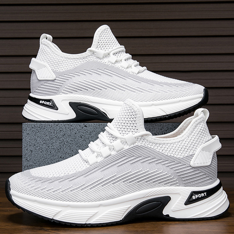 Summer Men Sneakers 8CM Elevator Shoes Hidden Height Increasing Shoes For Men 6CM Casual Sport Heightening Shoes Tenis Masculino