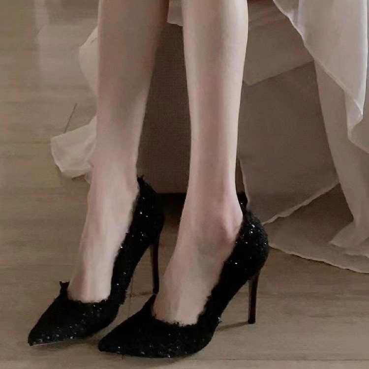 Spring Designer Women New Pumps Fashion Shallow Ladies Elegant Thin High Heel Party Dress Women's Shoes 143a