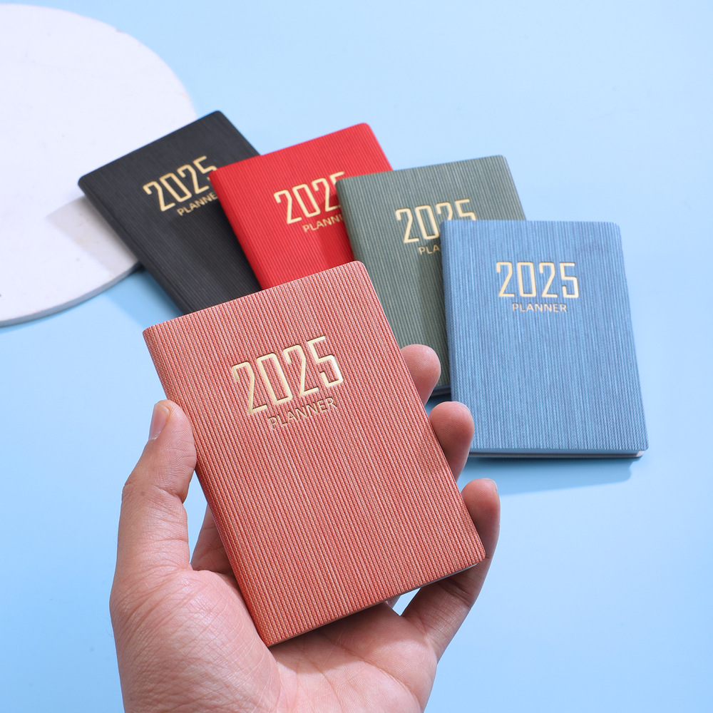 2025 Minimalist Pocket Planner - Compact, Hardcover Design for Daily Planning and Organization