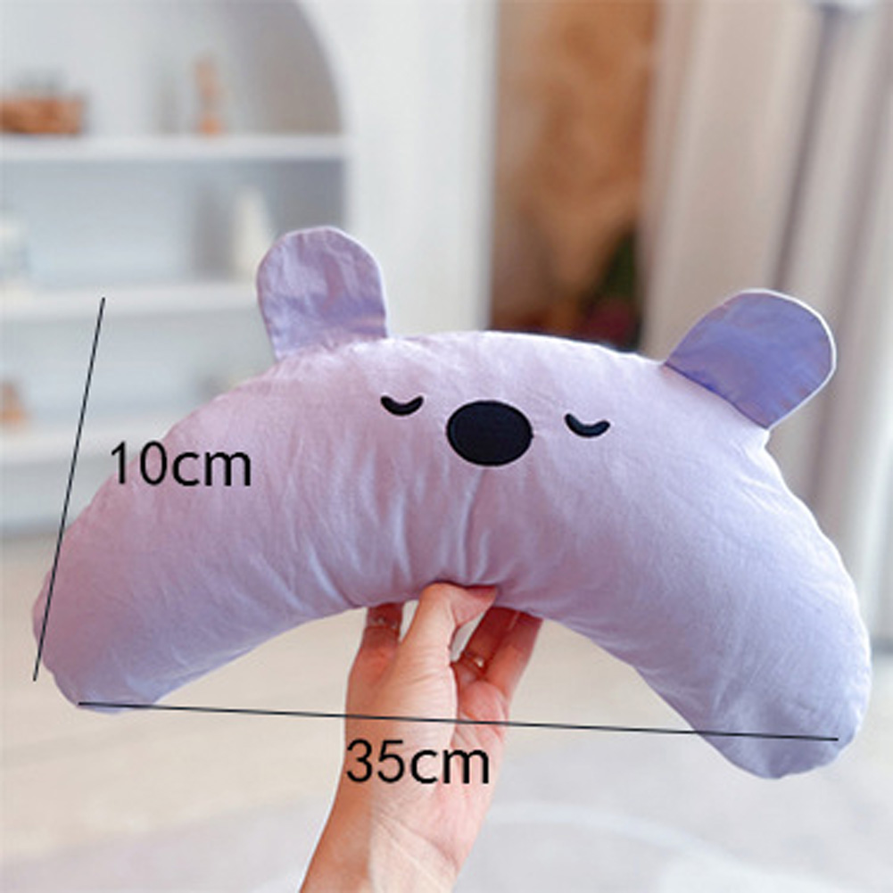 Pet Neck Pillow Ultra Soft Cute Cartoon Bear Shape Removable Design For Pet Cervical Protection Sleeping Improve