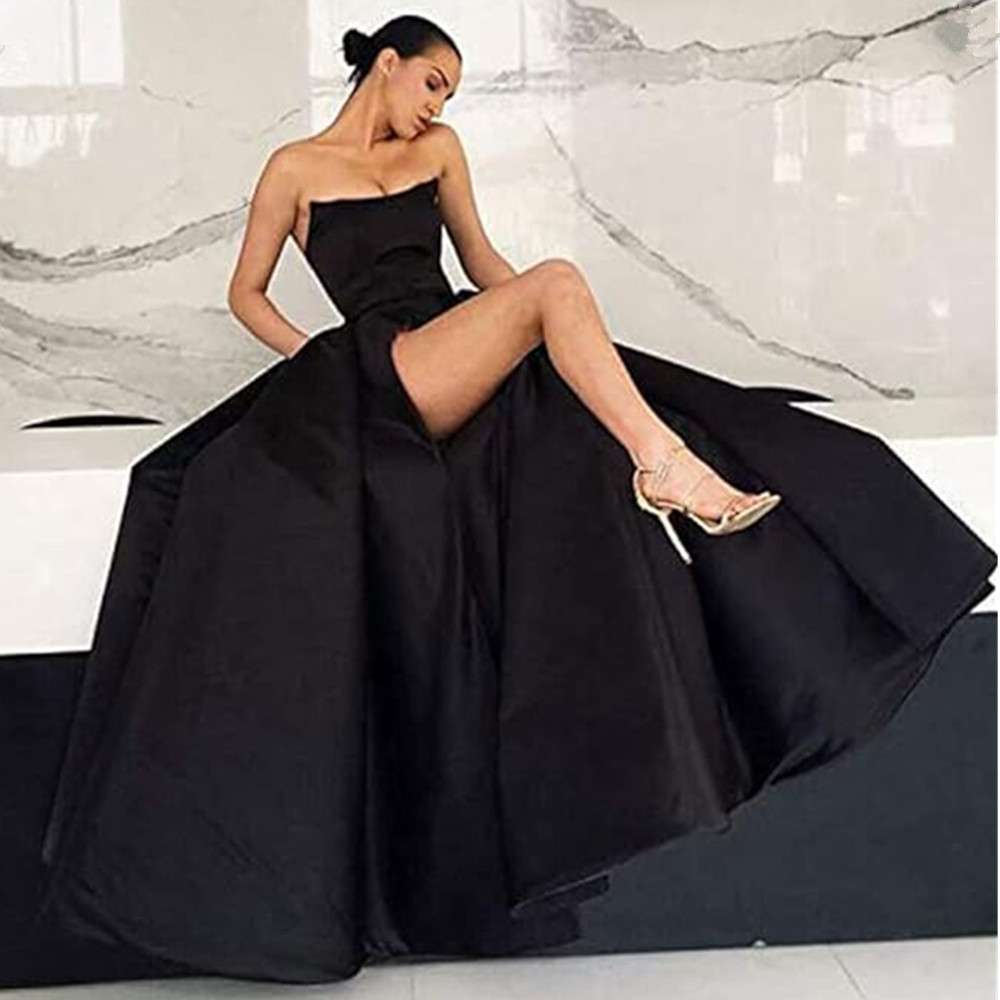 Princess A-Line Off Shoulder Prom Dresses Tulle Pink Evening Gowns Floor Length Elegant Formal Party Gown for Women 01