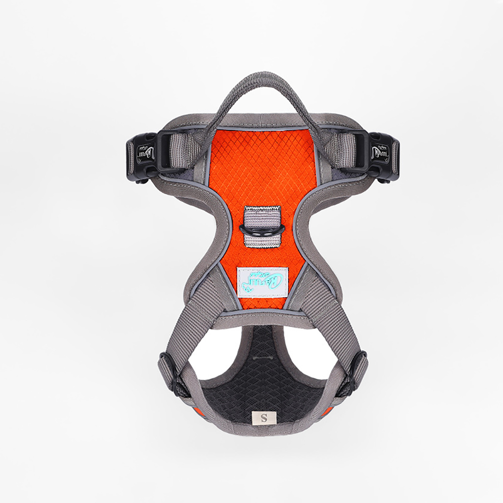 Vest-style Nylon Pet Harness Adjustable Reflective Medium & Large Dog Explosion-proof Dogs Harness with Thickened Control Handle