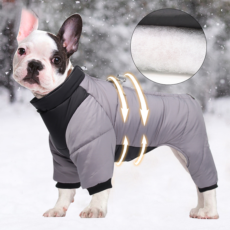 Warm Thicken Pet Dog Jacket Windproof Dog Winter Clothes for Medium Large Dogs Outdoor Puppy Clothes French Bulldog Pug Clothing