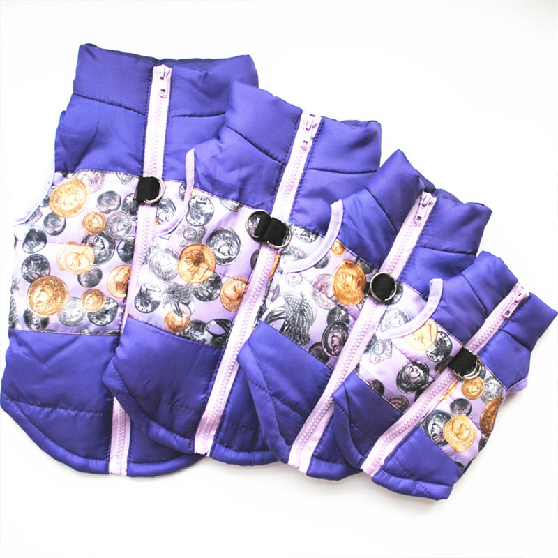 Warm Dog Clothes for Small Dog Windproof Winter Pet Dog Coat Jacket Padded Clothes Puppy Outfit Vest Yorkie Chihuahua Clothing