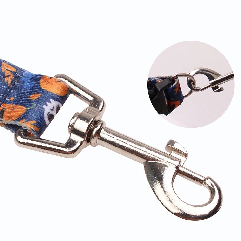 Halloween Christmas Dog Collar and Strap Set Fun Printed Pet Bandage for Small and Medium sized Dog Mascot Accessories 240914