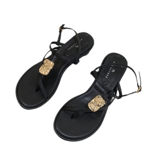 Square Shoes heel Womens Slippers Outdoor Slides Rubber Flip ps Cross-Tied Low Pantofle Block Hawaiian Summer 2024 Scandals R cf65 694